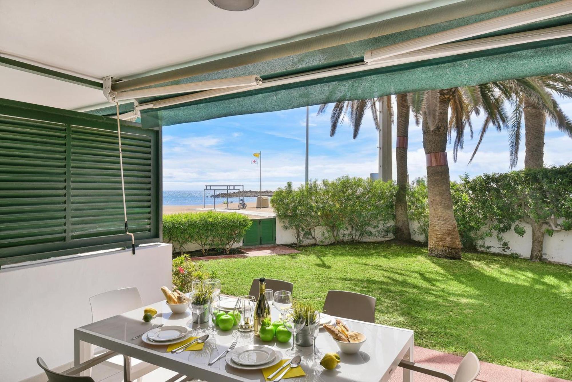 Beachfront Apartment Las Burras Mra 02 San Agustín المظهر الخارجي الصورة